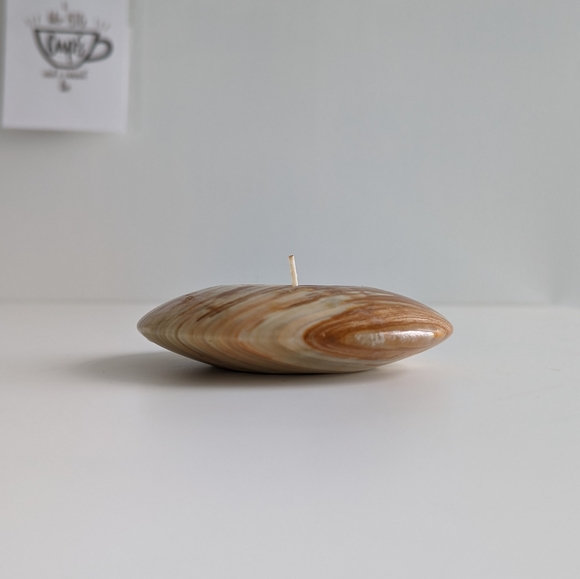 Marble Onyx Tea Light Candle Holder Round Disk Polished Natural Stone - Picture 2 of 10